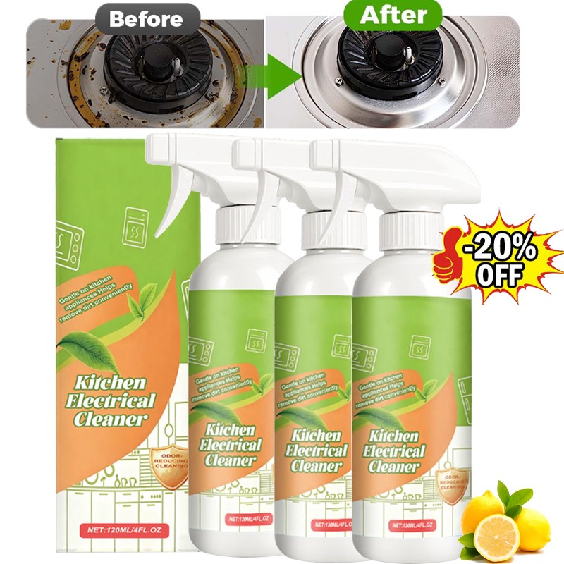 120ML Electrolyzed Ion Kitchen Cleaner Spray, Cleanse Kitchen Appliance Cleaner