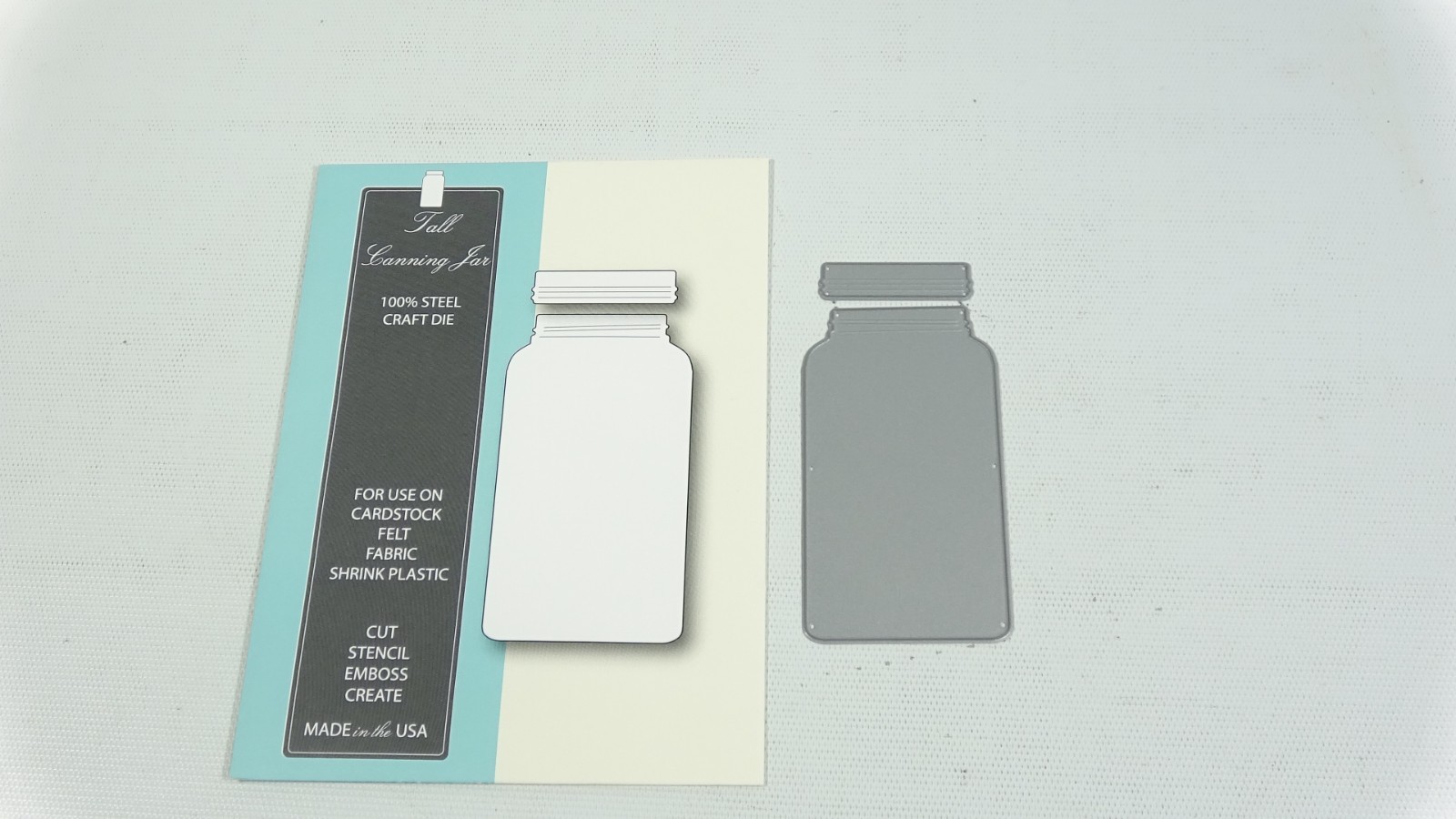 2012 Memory Box Craft Steel Die Tall Canning Jar 98382