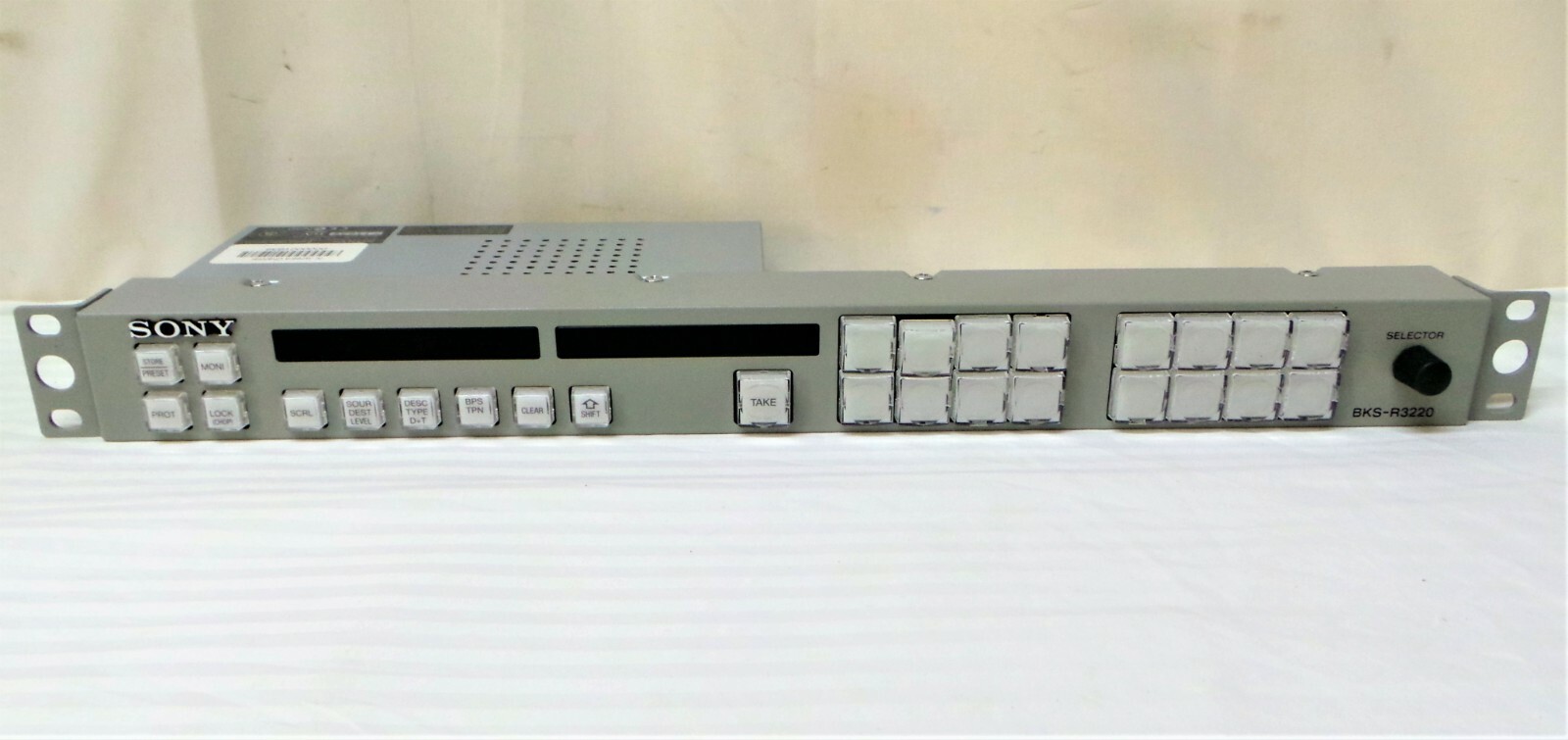 Sony BKS-R3220 Router X-Y Control Unit