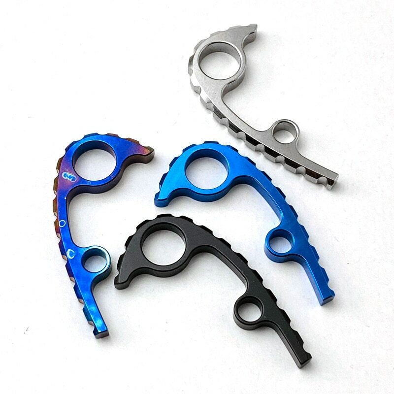 Titanium Back Spacer Alloy Shank Spine Keel Multicolor for Spyderco Para 3 C223
