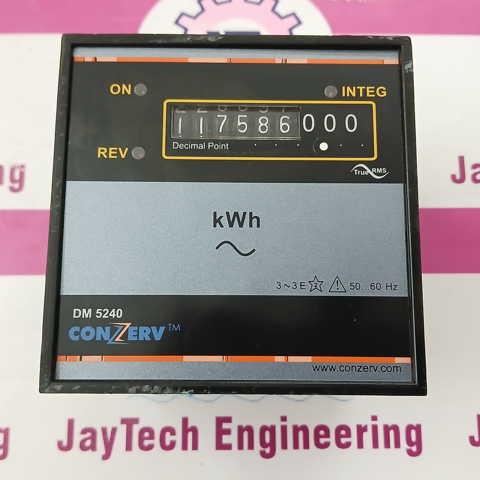 CONZERV DM5240 ENERGY METER 452.83 KWH