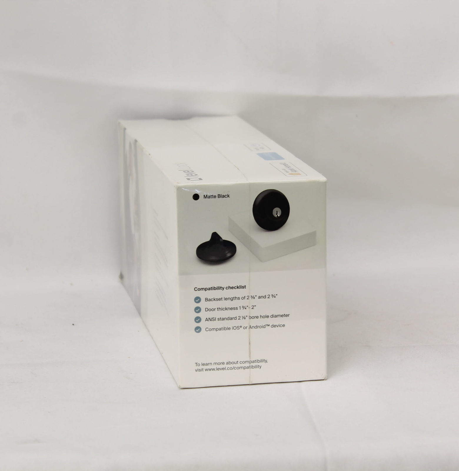 Level Lock The invisible Smart Lock Matte Black