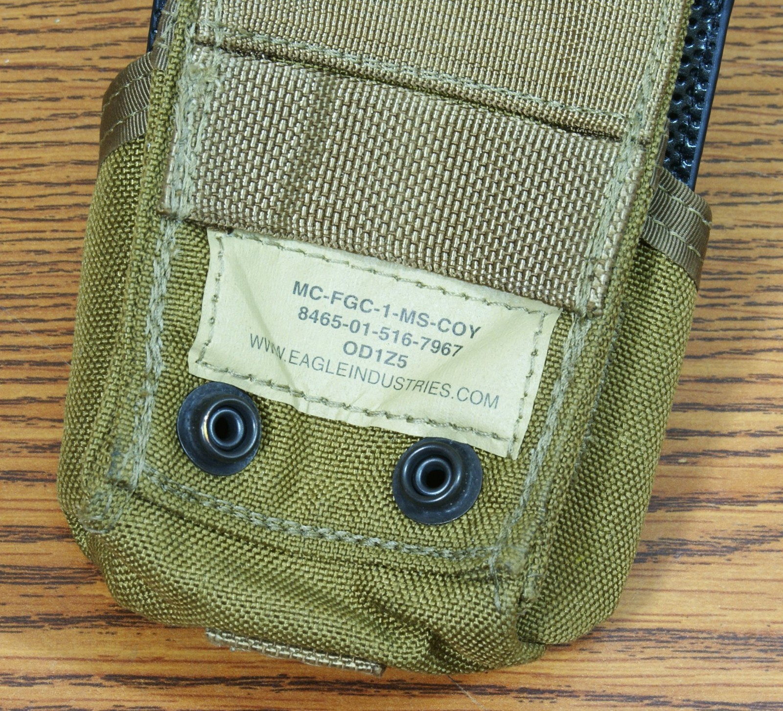MOLLE USMC TAPE MEASURE, WALLET POUCH COYOTE BROWN EAGLE IND.