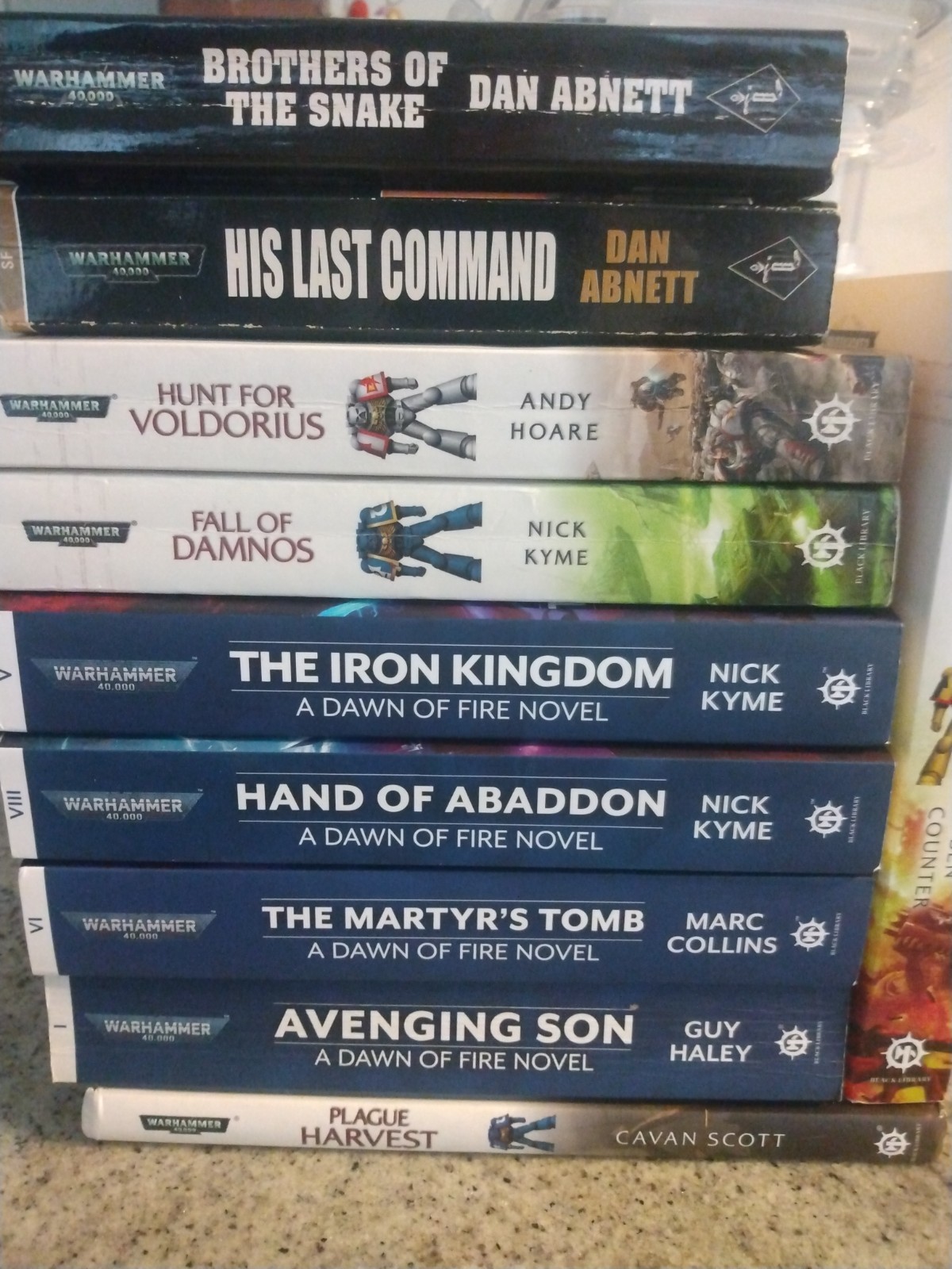 Warhammer 40k Black Library Book Multilist