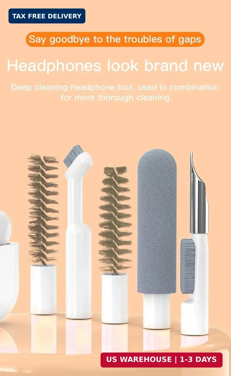 32-in-1 Multi-Functional Cleaning Kit for Electronics Including Headphones,Mobil