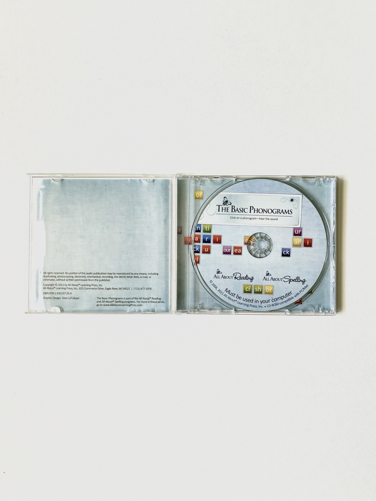 Basic Phonograms Interactive Disc – All About Learning Press, Tested, Works