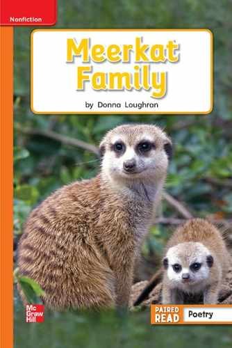 Reading Wonders Leveled Reader Meerkat Family: - Spiral-bound - Very Good