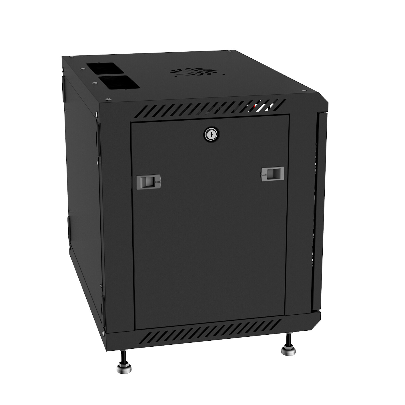 6U 24" Deep Wall Mount Server Cabinet Enclosure for It Network Accessories in