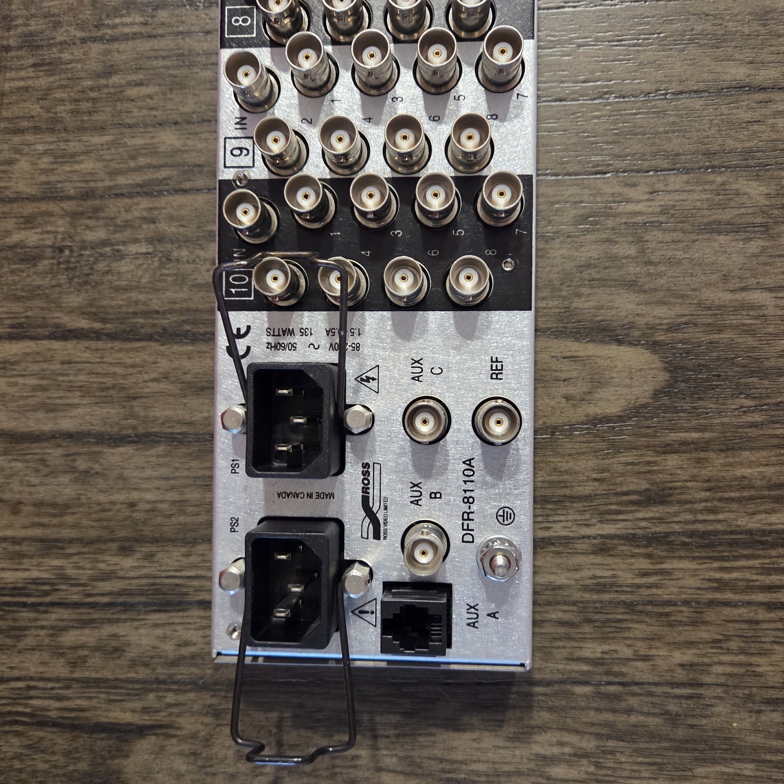Ross BNC Backplane Replacement Board for DFR-8110A Frame