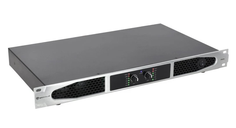 Rockville DS10 RMS Rackmount 2 Channel Power Amplifier 3500 Watt Peak/900w