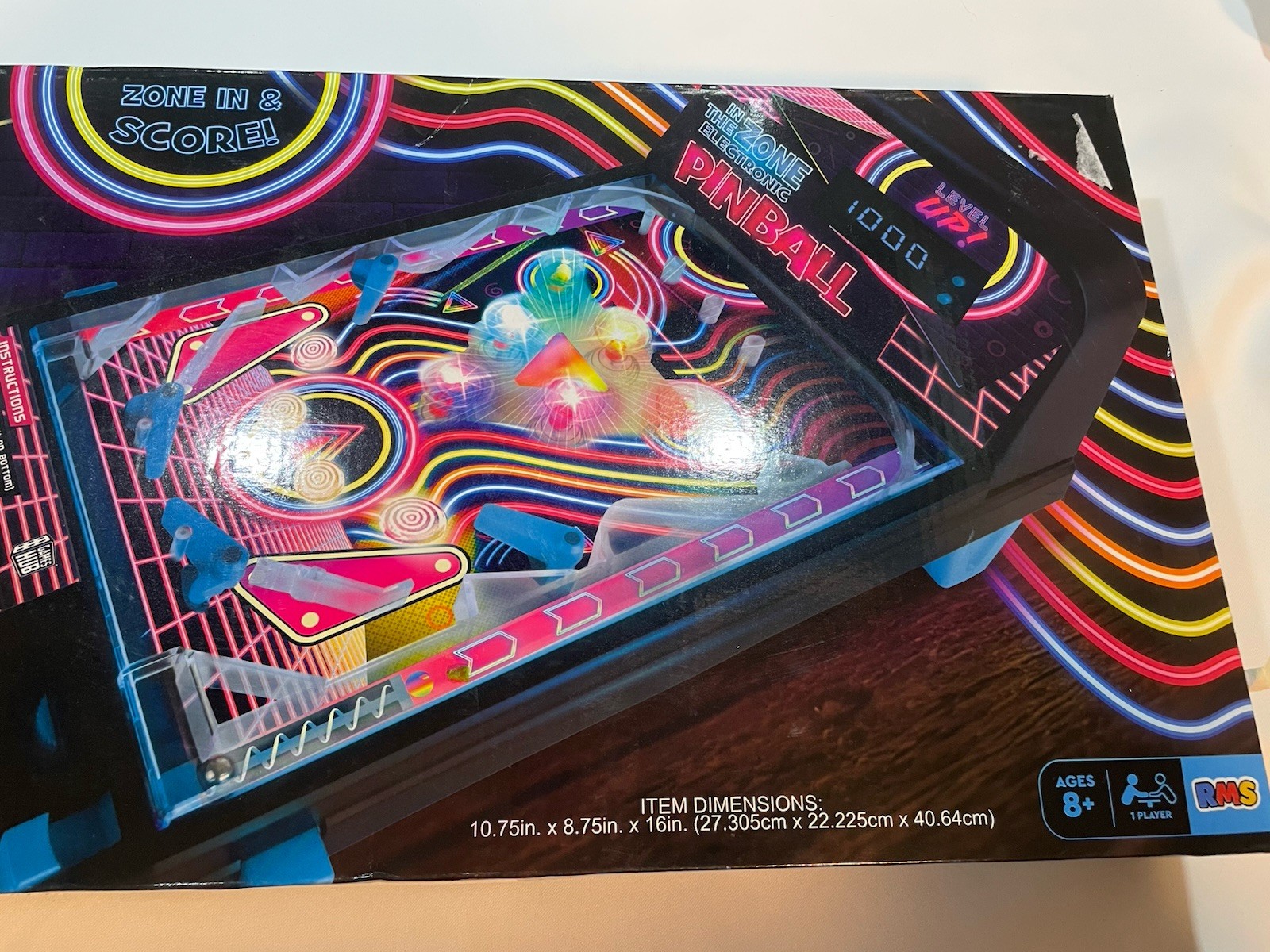 Games Hub Tabletop Electronic Pinball Machine 2024 Brand New