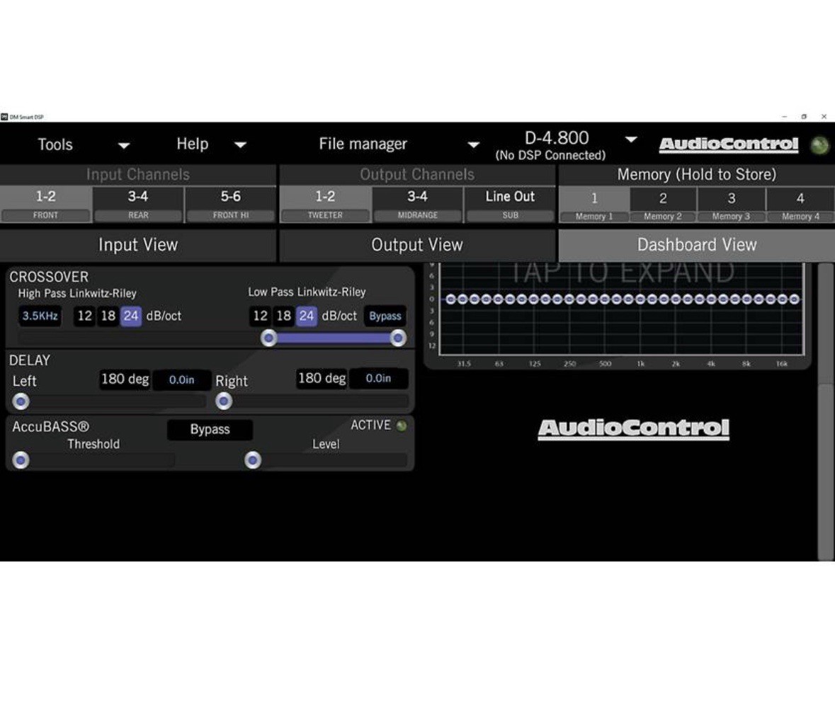 AudioControl DM-810 8 x 10 out Matrix DSP Digital Sound Processor Audio Control