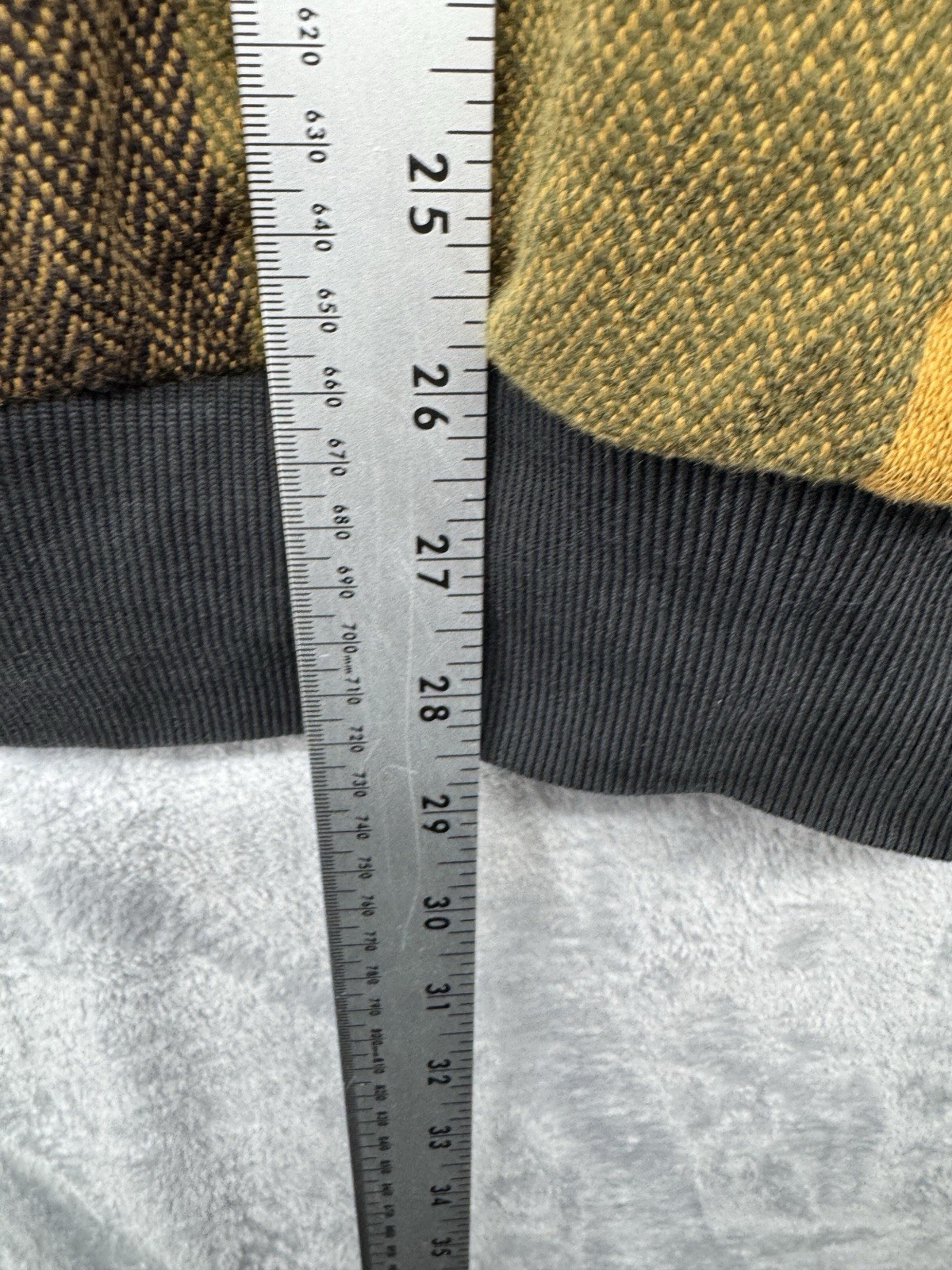 Gore Wind Stopper The Cliffs Golf Club Plaid Lined Crewneck Sweater Vintage READ