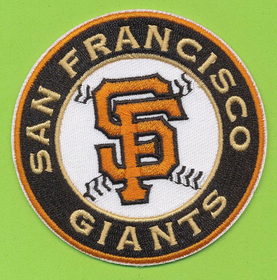 3"  Circular Embroidered Iron On Patch  - San Francisco Giants