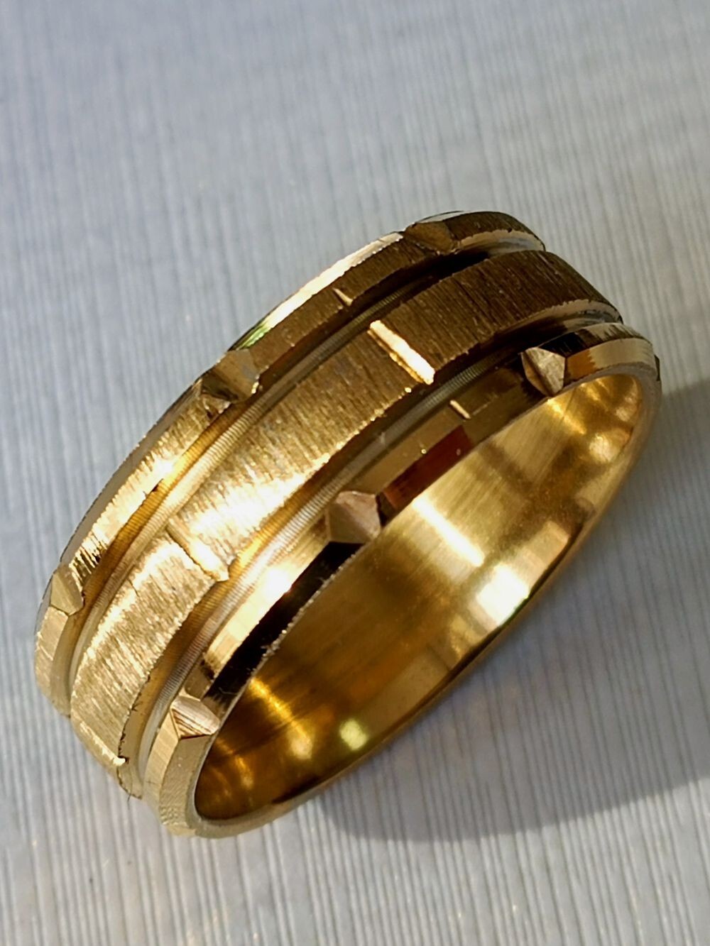 Wholesale 30pcs gap side Stainless Steel Band Rings Silver Black Ring