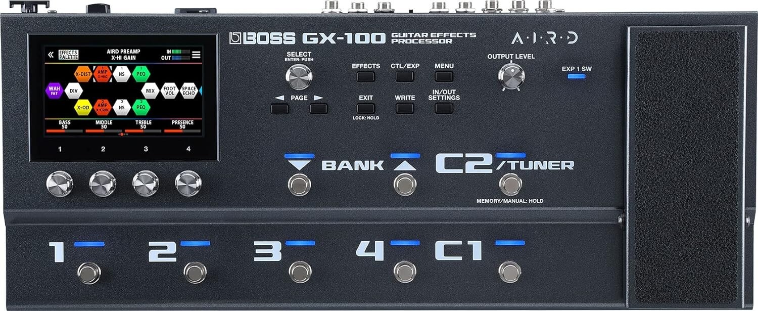 Boss GX-100 Guitar Effects Processor Black New