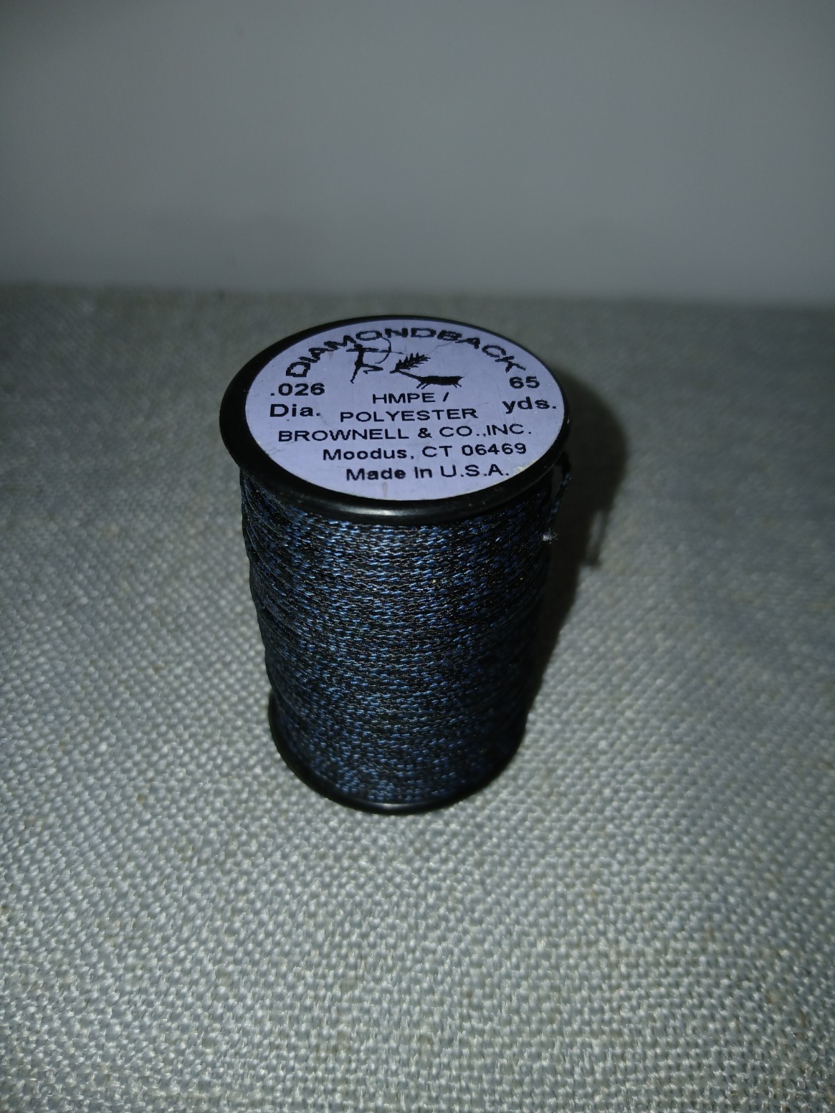 Brownell Diamondback Serving, .026  Dark Blue & black