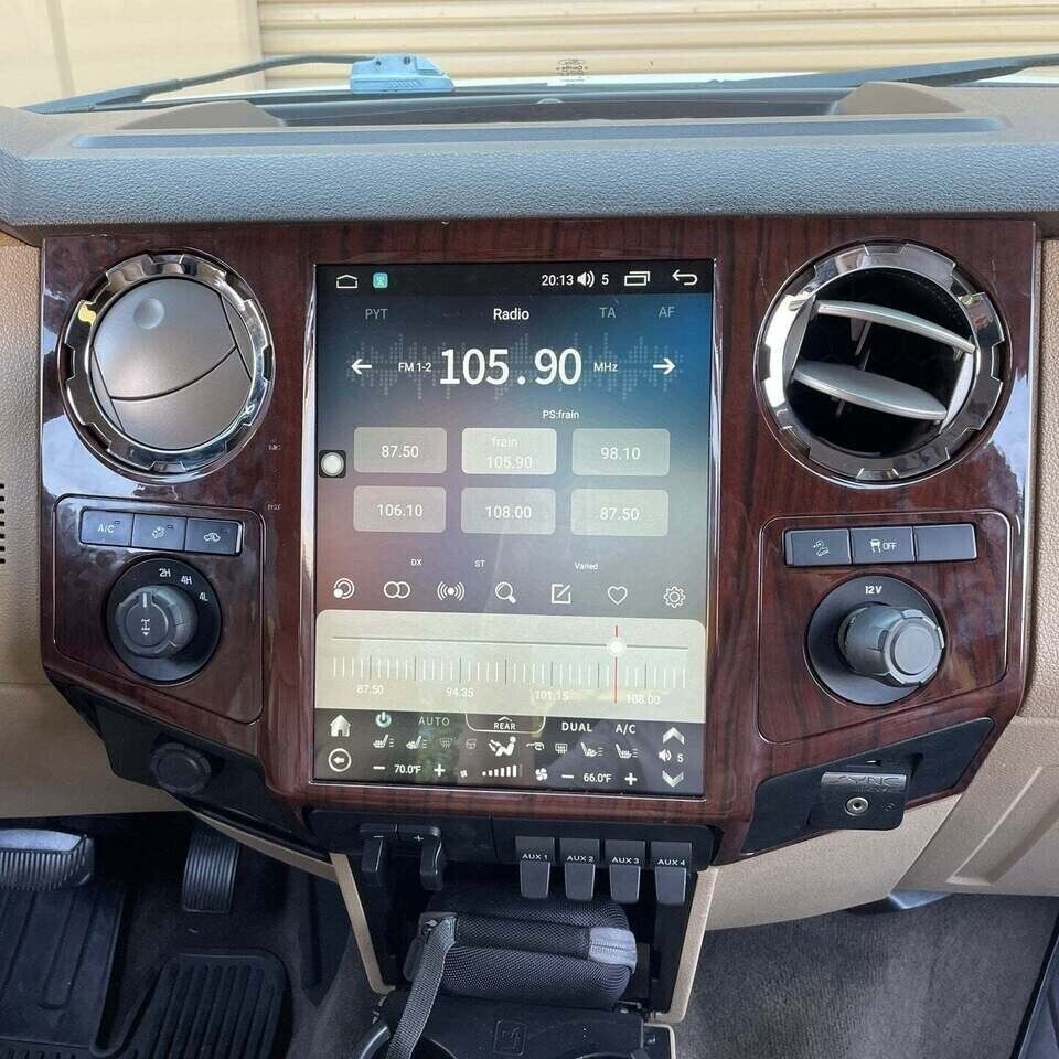 12.1" Car Stereo Radio Auto Android Carplay 6+128GB For Ford F250/350 2008~2016