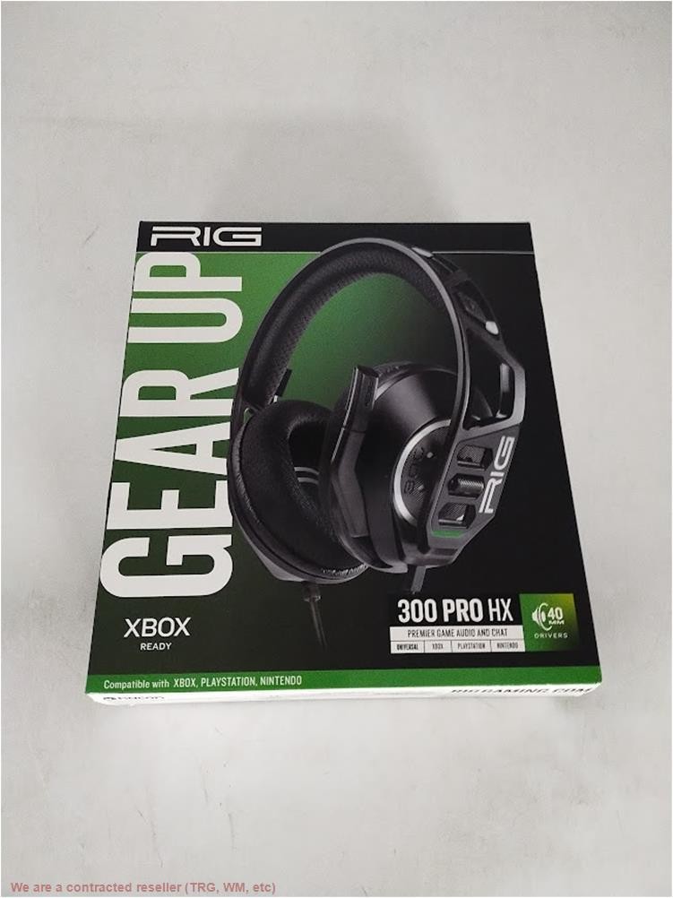 RIG 300 PRO Wired Over-Ear Headset, Black