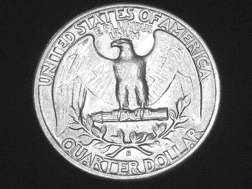 1942-S Washington Quarter --- Almost Uncirculated