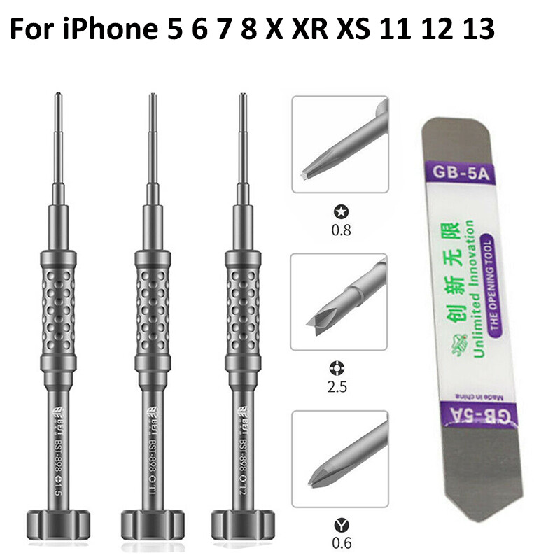 Repair Opening Pry Tools Screwdriver Kit Set Phone iPhone 13 12 11 X XR XS 8 7 6