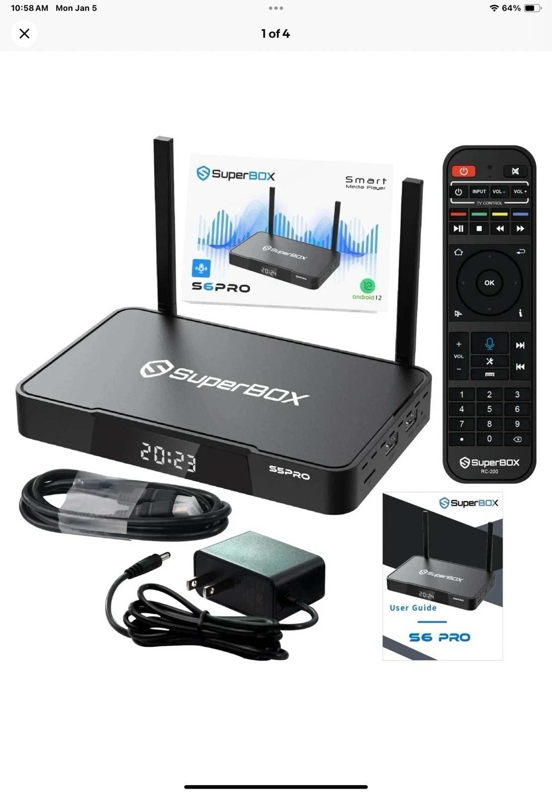 SuperBox S6 Pro 24/7 Support Authorized Distributor Shipped Out Same Day