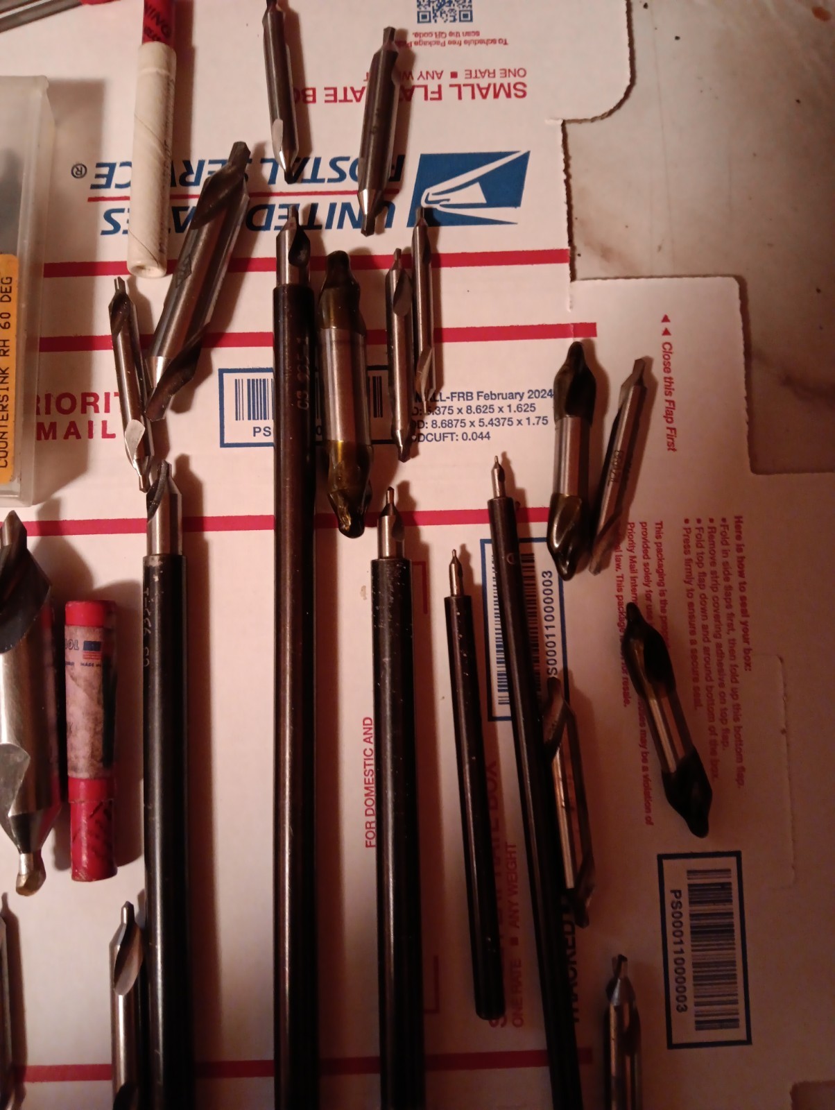 44 Used Machinist Center Drill Countersinks