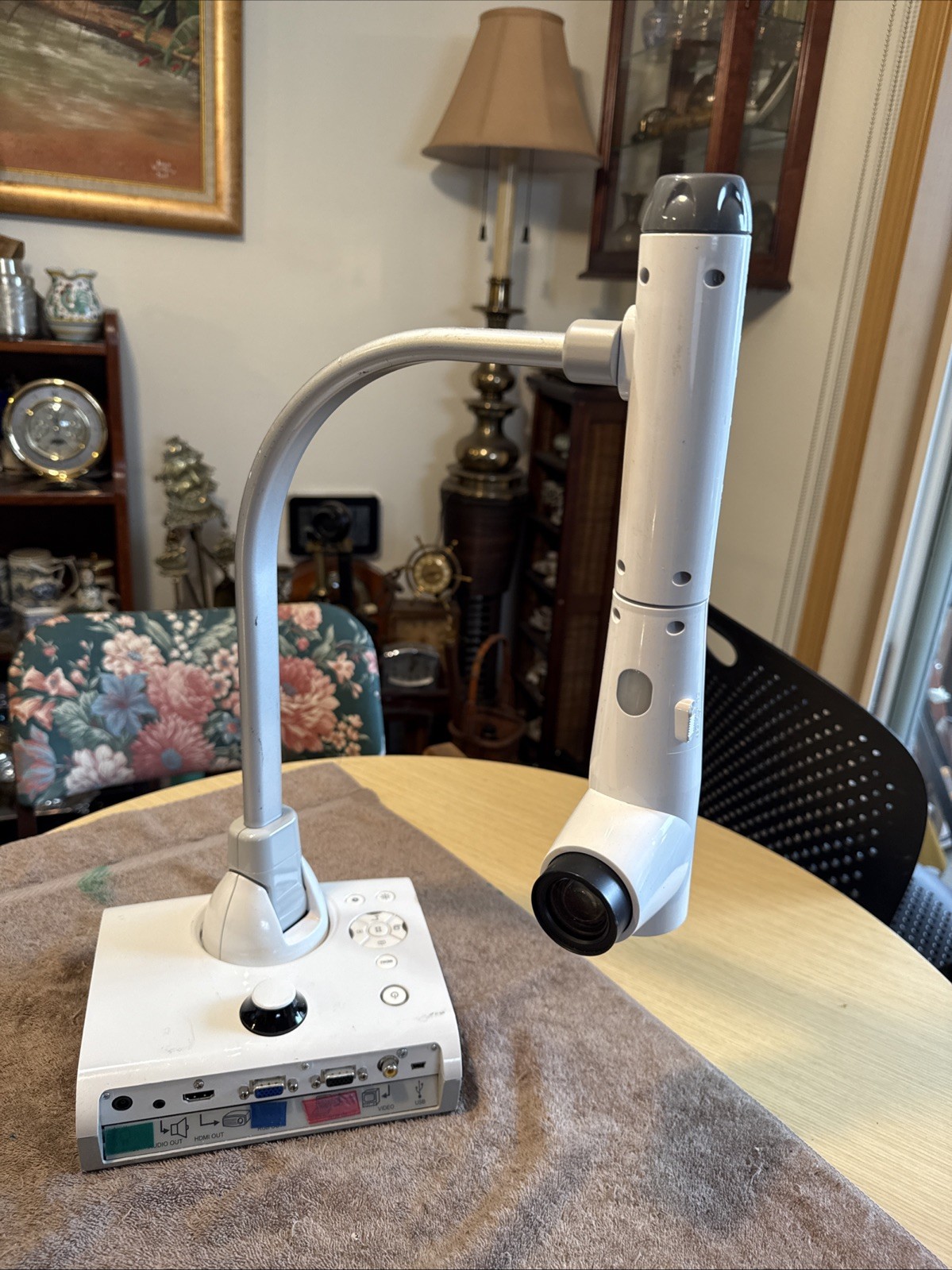 Elmo TT-12 Document Camera Presenter 3.4MP 12x Optical Zoom HDMI 1080P no cables