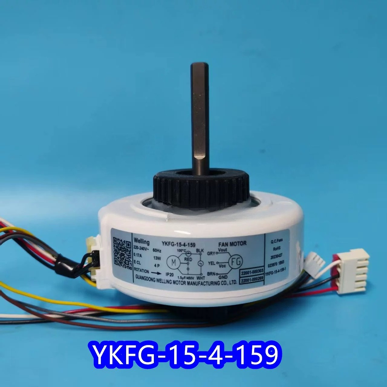 1PCS NEW FIT FOR TCL air conditioner DC motor YKFG-15-4-159 fan motor 13W 60HZ