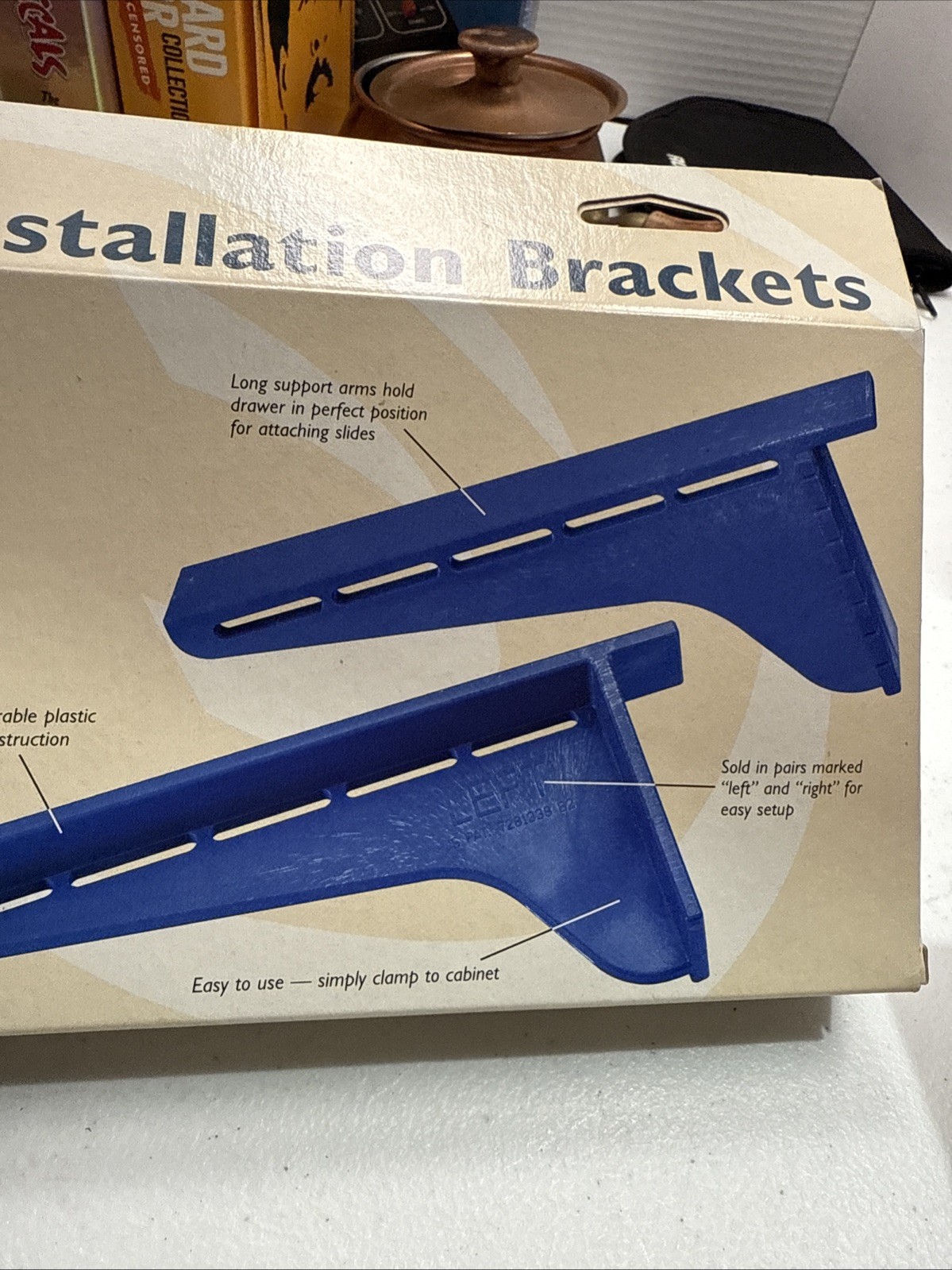 Rockler Drawer Installation Brackets Set (Left & Right)