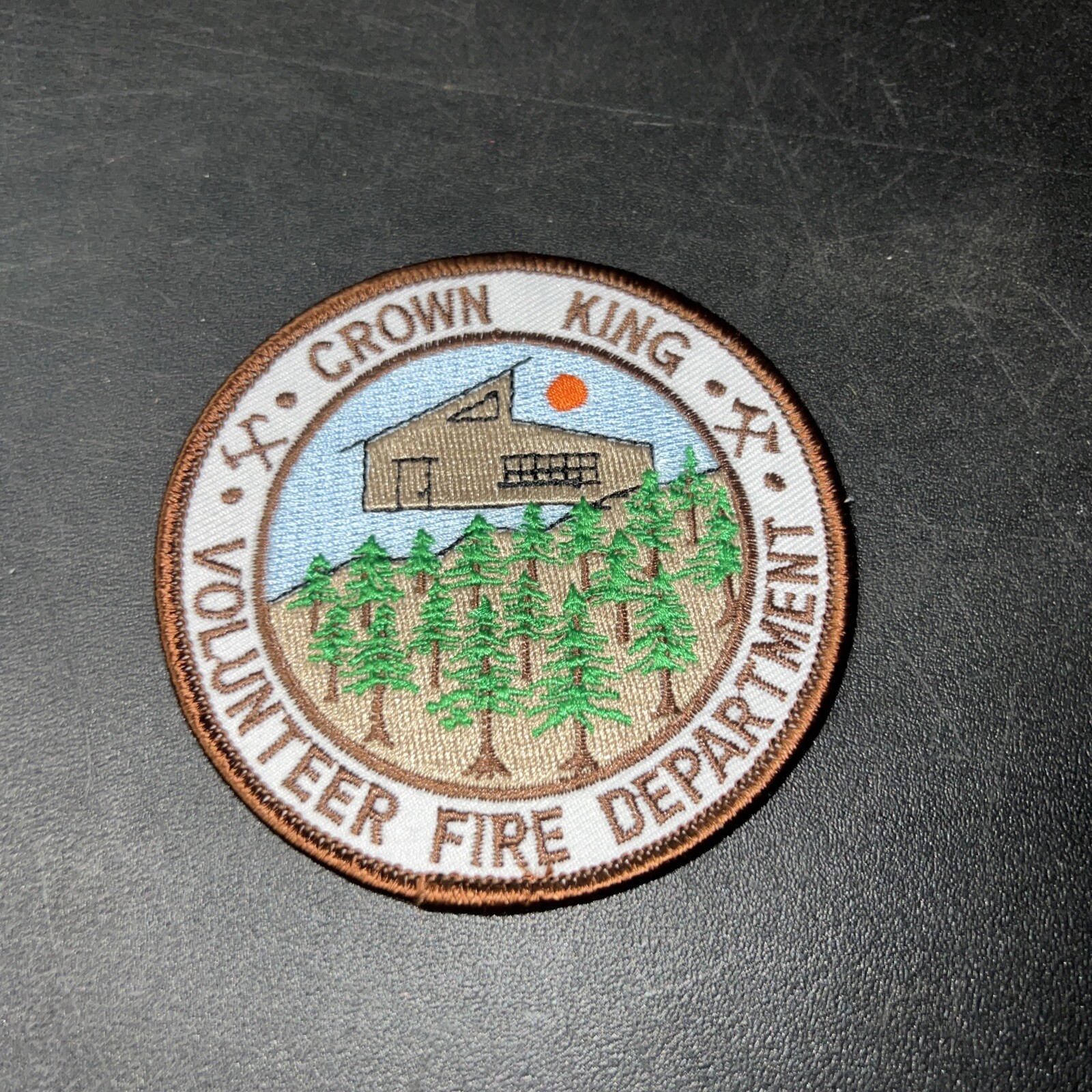 Vintage Obsolete Fire Department Patch Arizona Crown King
