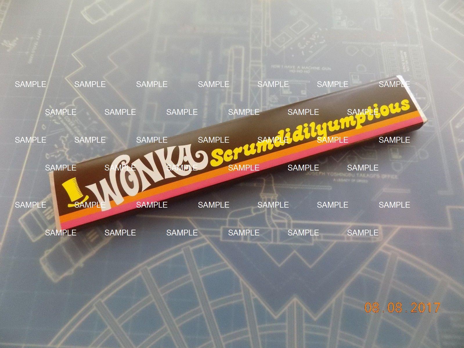 Willy Wonka & the Chocolate Factory Scrumdiddlyumptious Bar Prop Gene Wilder