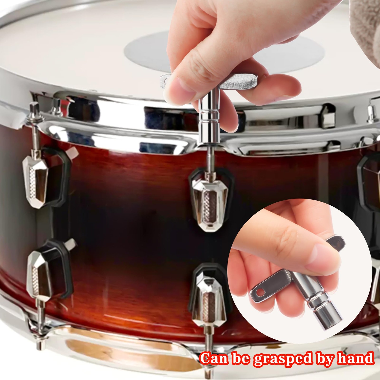 4 Pack Drum Keys Universal Tool Multi-Tool Keychain and Drill Bit for Tuning