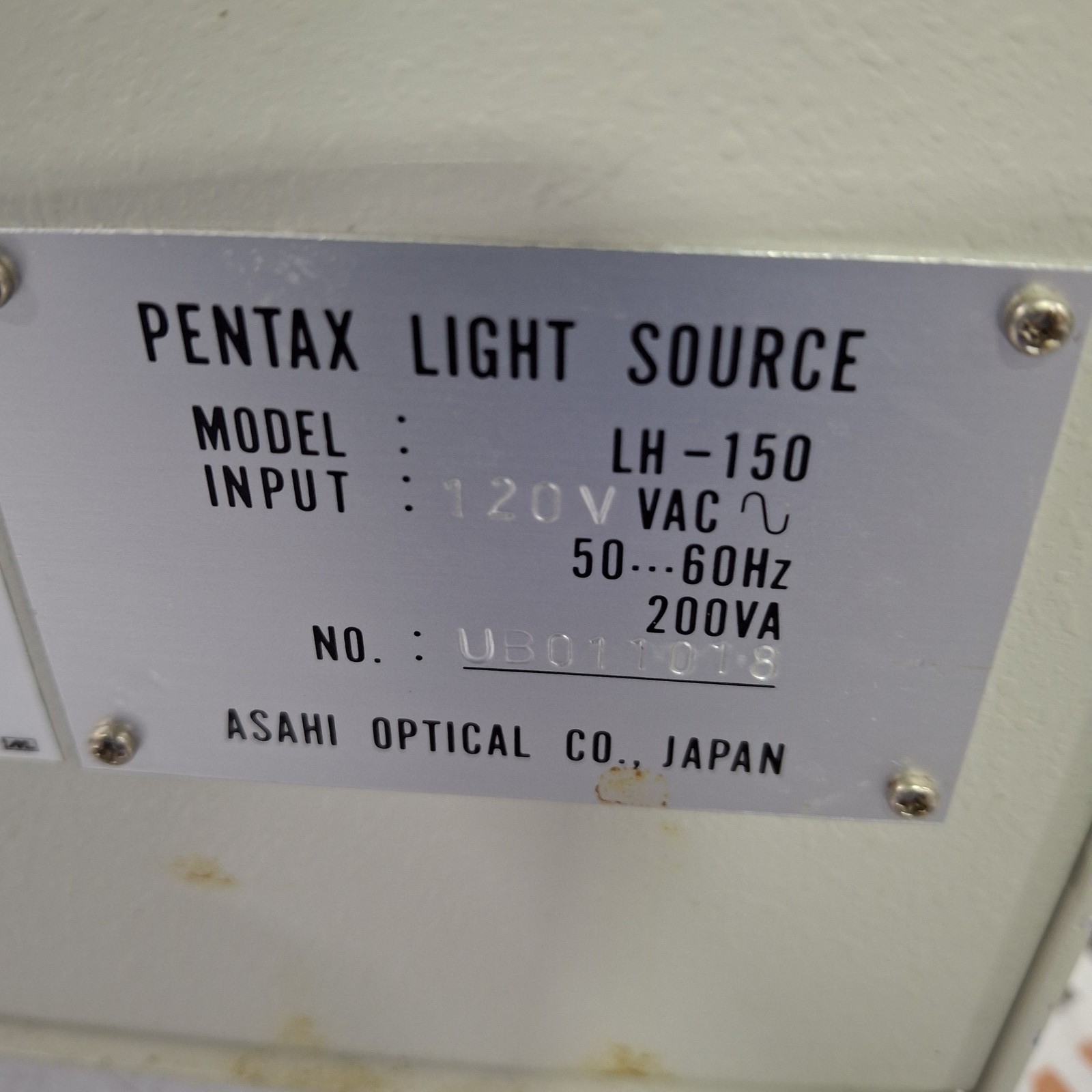 KayPentax LH-150 Light Source