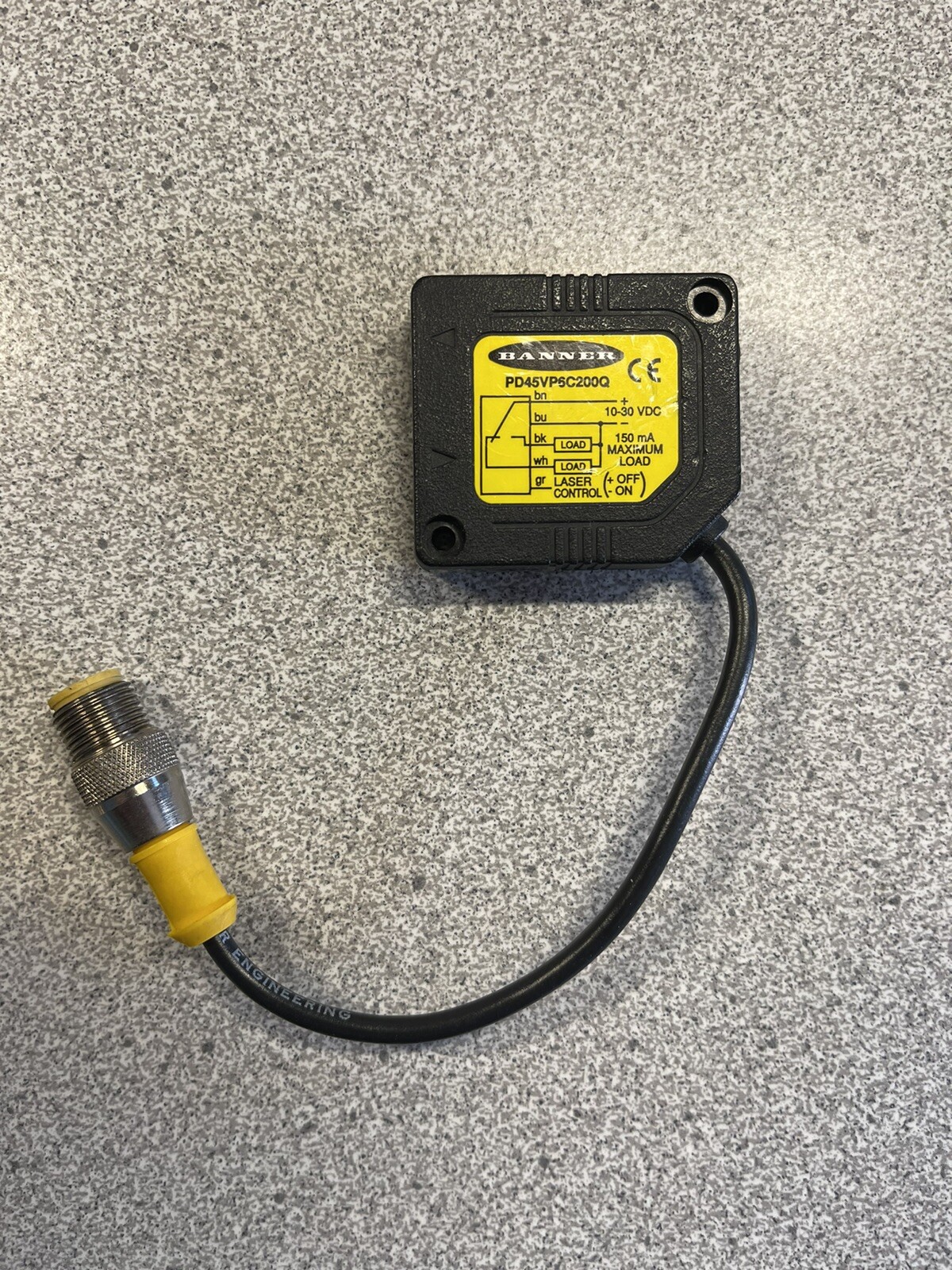 Banner PD45VP6C200Q PhotoElectric  Convergent Lazer USIP