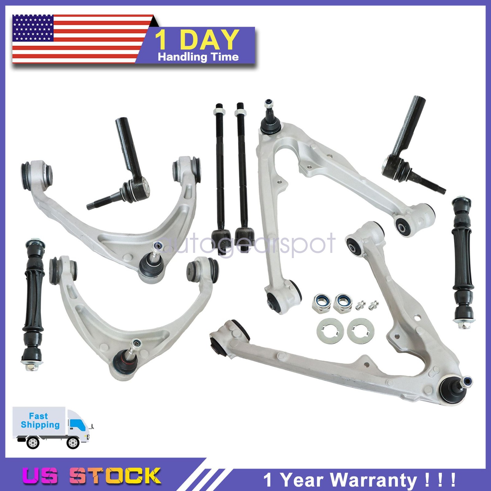 Upper & Lower Aluminum Control Arms For Cadillac Escalade Escalade ESV 2015-16