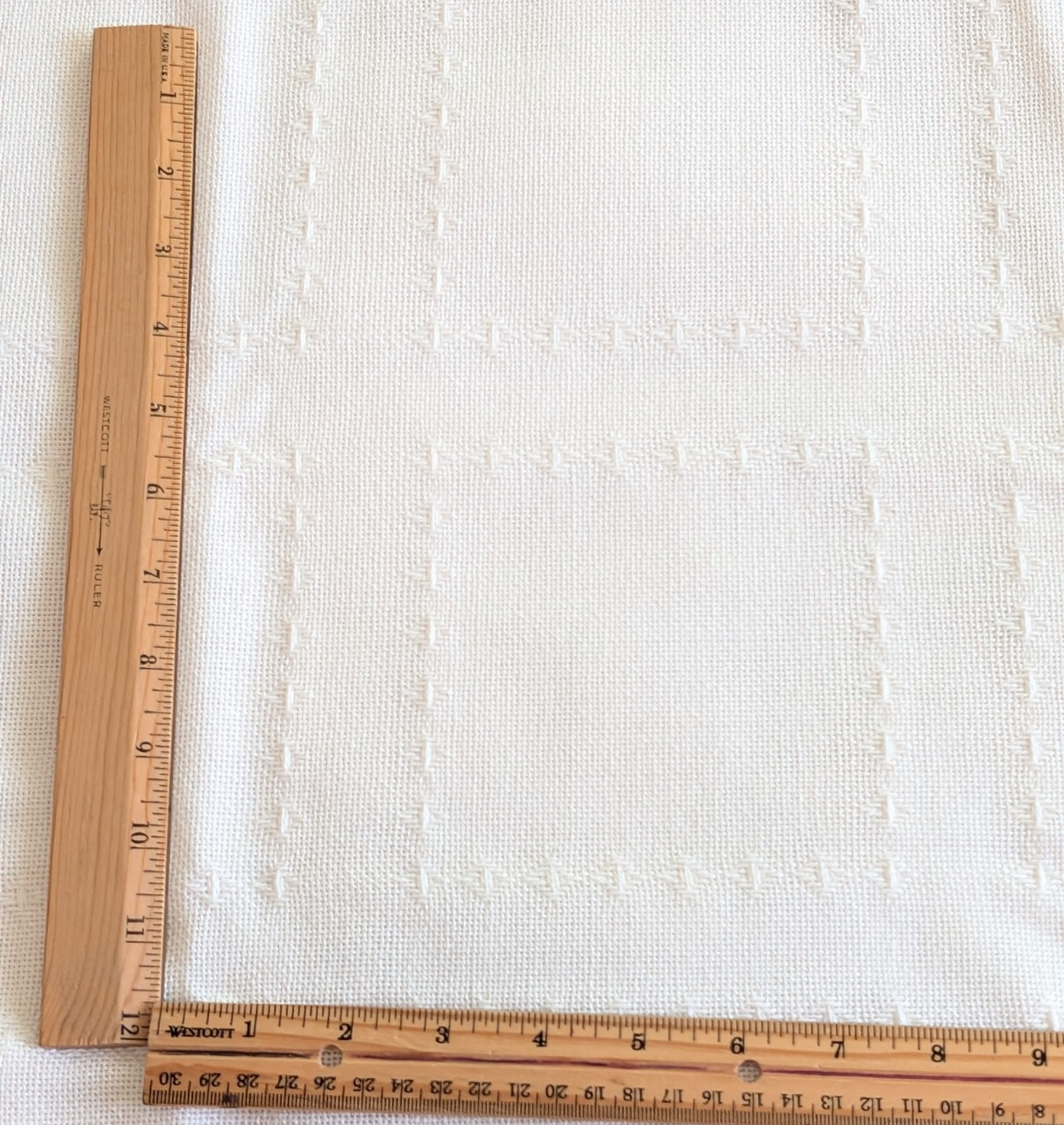 Bostonian Aida Afghan Cloth Cross Stitch Fabric Ivory 18 CT 52" Wide x 41" High