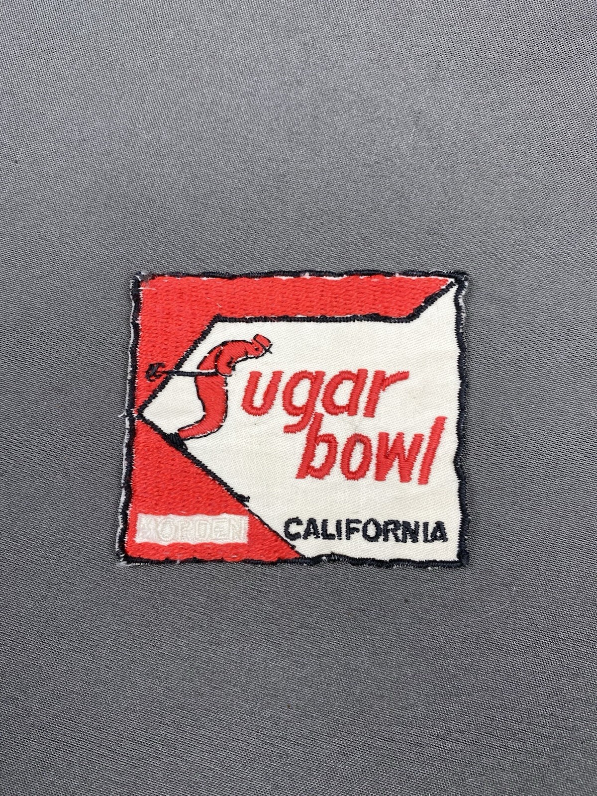 UNCOMMON VINTAGE SUGAR BOWL SKI RESORT CALIFORNIA NORDEN CLOTH PATCH
