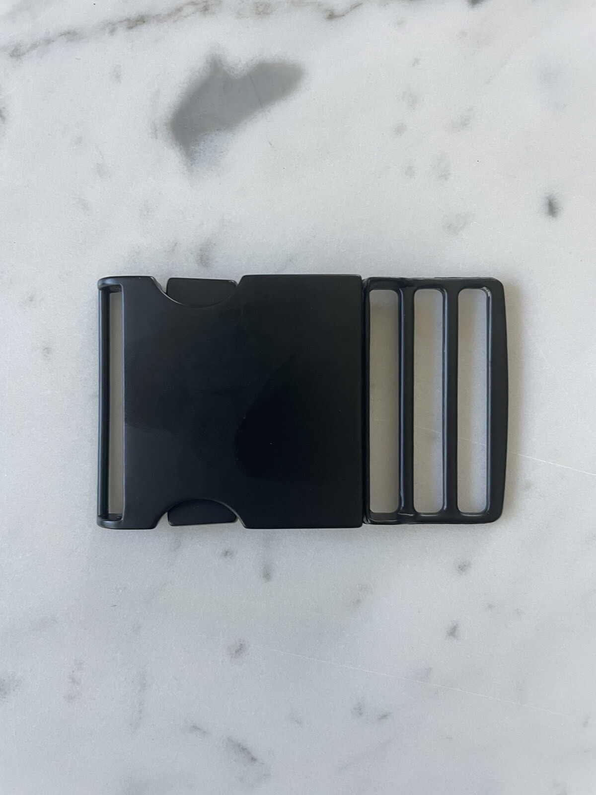 Designer Fashion 1 3/4 Inch Metal Clasp Buckle Gun Metal Powder Coated NEW!