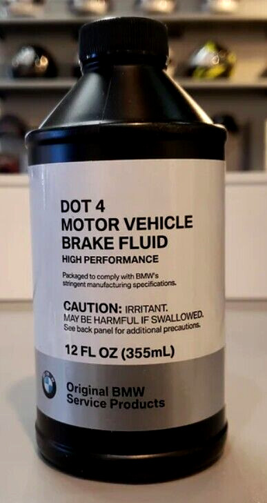 Genuine BMW DOT 4 Motor Vehicle Brake Fluid - 12 oz.