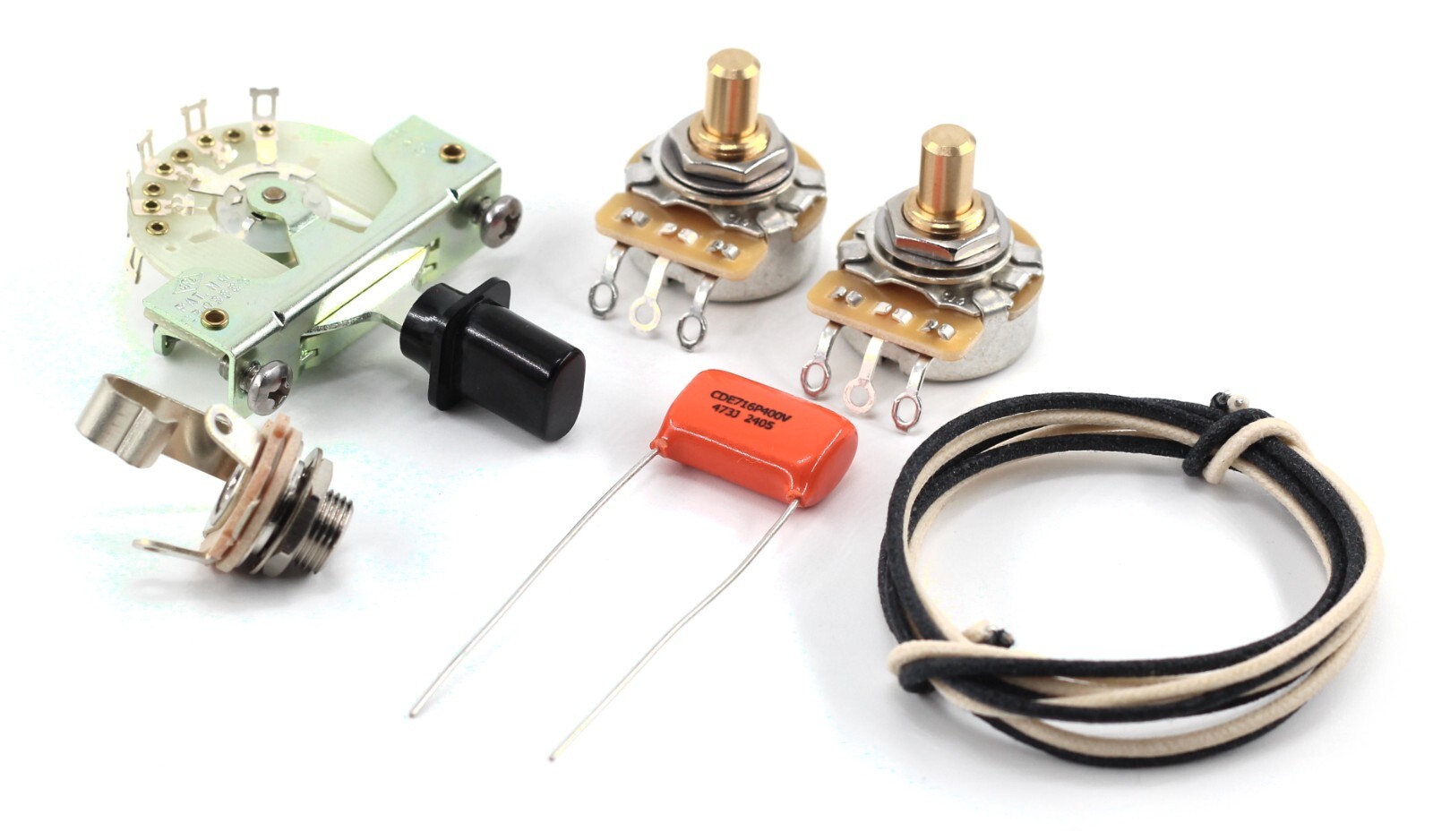 The Art of Tone Telecaster® Wiring Kit - CTS 250k Potentiometers + CRL 3 Way