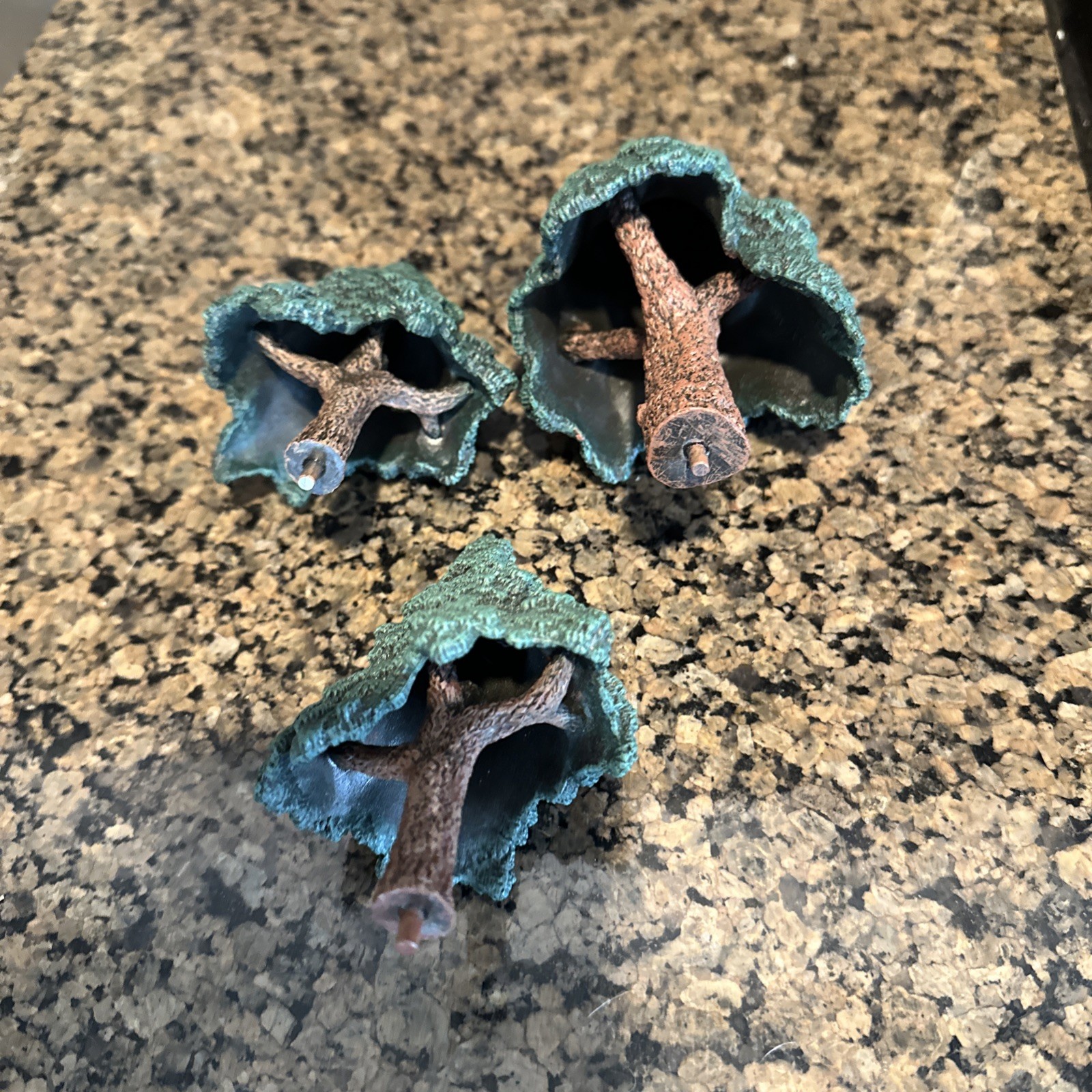 Dwarven Forge Conifer Tree Toppers, Set Factory Painted