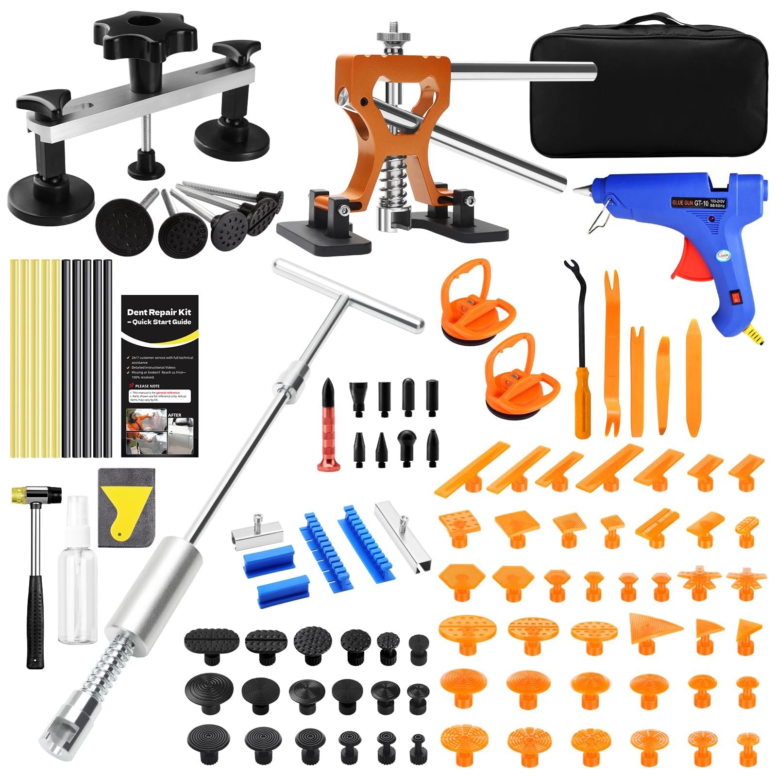 Professional Paintless Dent Repair Kit Dent Puller Tools Automotive Car PDR