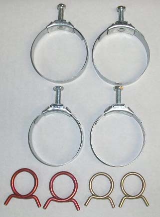 NEW 1968 Chevy Passenger Car Radiator And Heater Hose Clamp Set (Small Block)