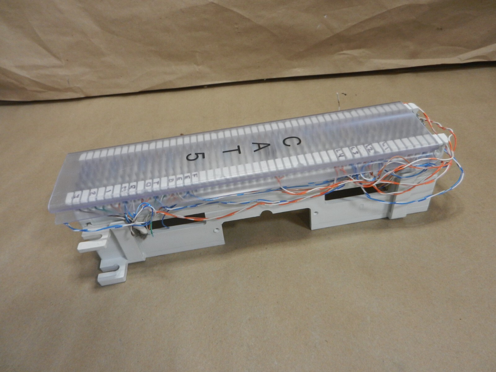 48 Port Network Punch down Patch Panel cat 5 5e 6