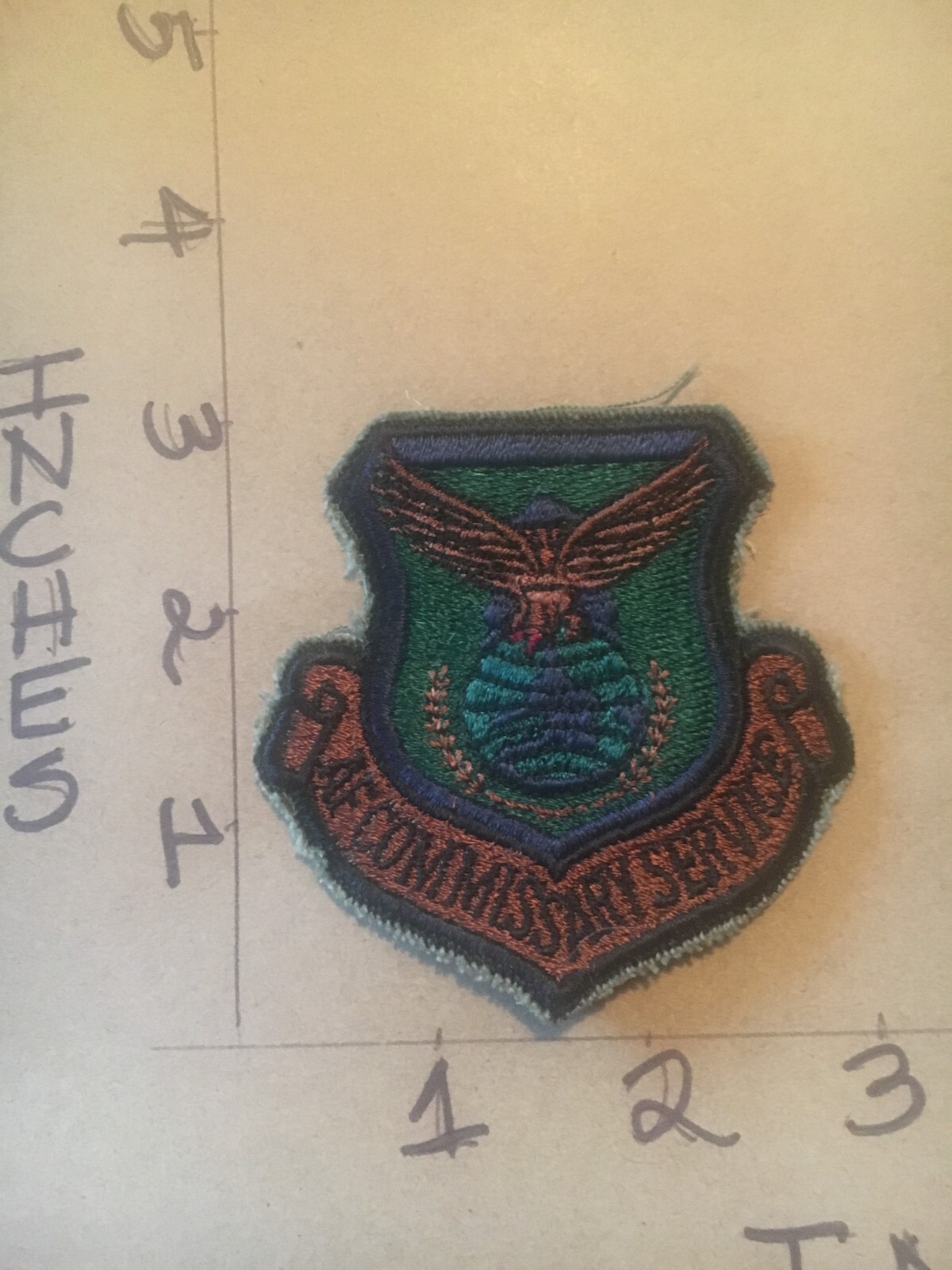 USAF Commissary Service Squadron subdued patch 5/30/25