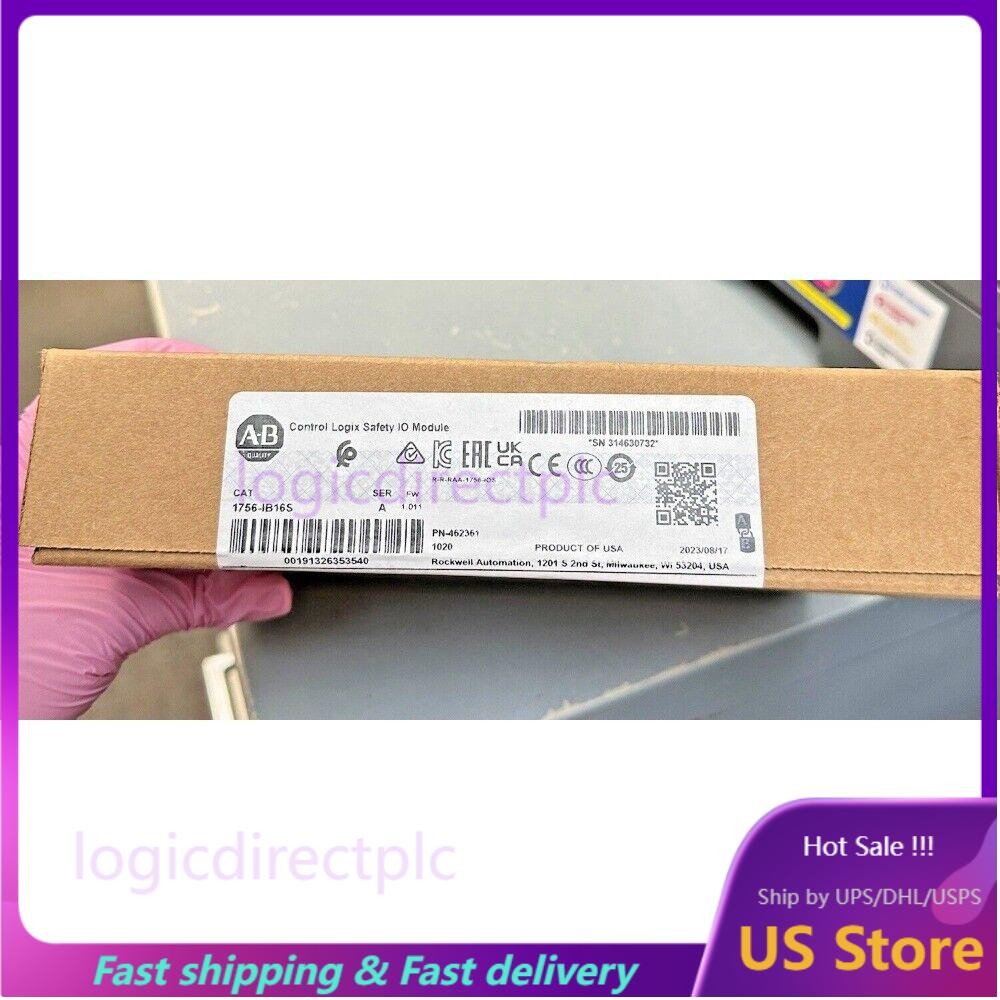 Allen-Bradley 1756-IB16S ControlLogix Safety I/O Module SEALED  US Free Tax
