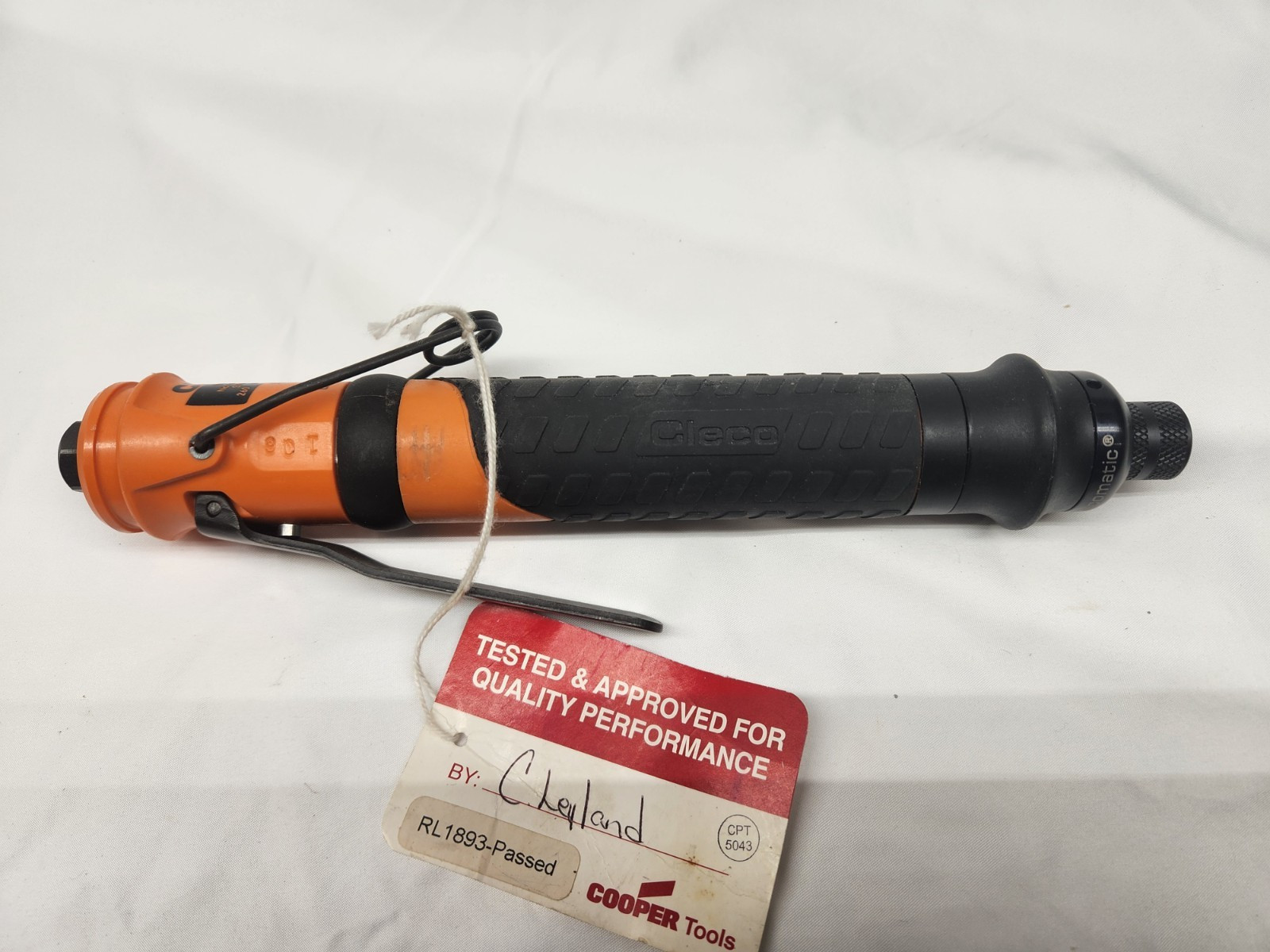 CLECO 14SCA06Q INLINE PNEUMATIC SCREWDRIVER/NUTRUNNER – 14 SERIES – NEW OPEN BOX