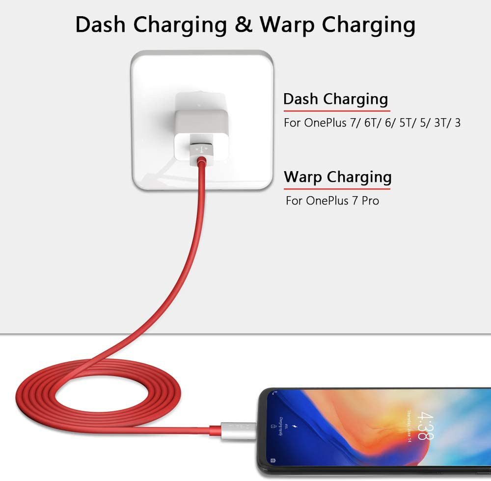 Dash Charge Cable for Oneplus 7, 7Pro 8 7T 5V 4A Warp Usb Type C Cable, 6Ft Long