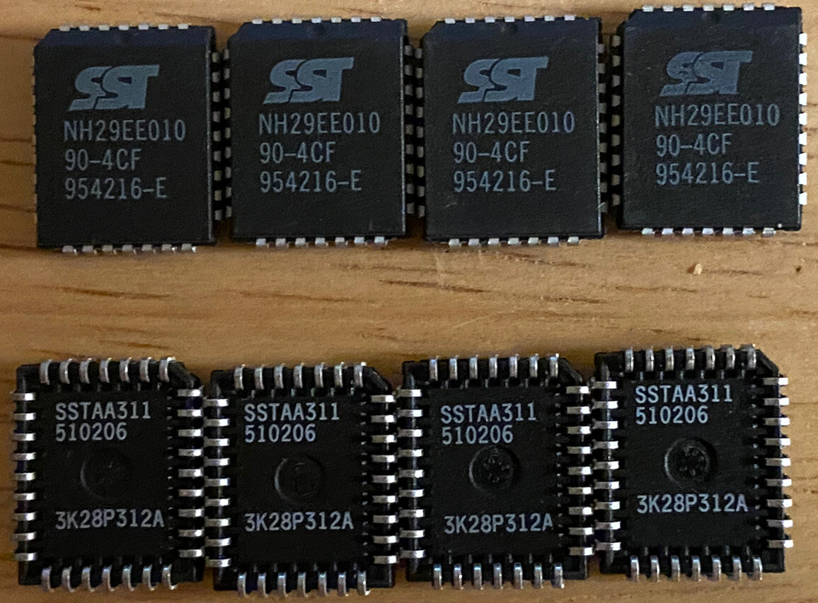 SST NH29EE010 90-4CF 1M 32plcc chips